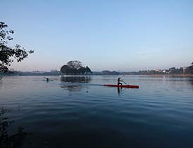 Boating at Ulsoor Lake